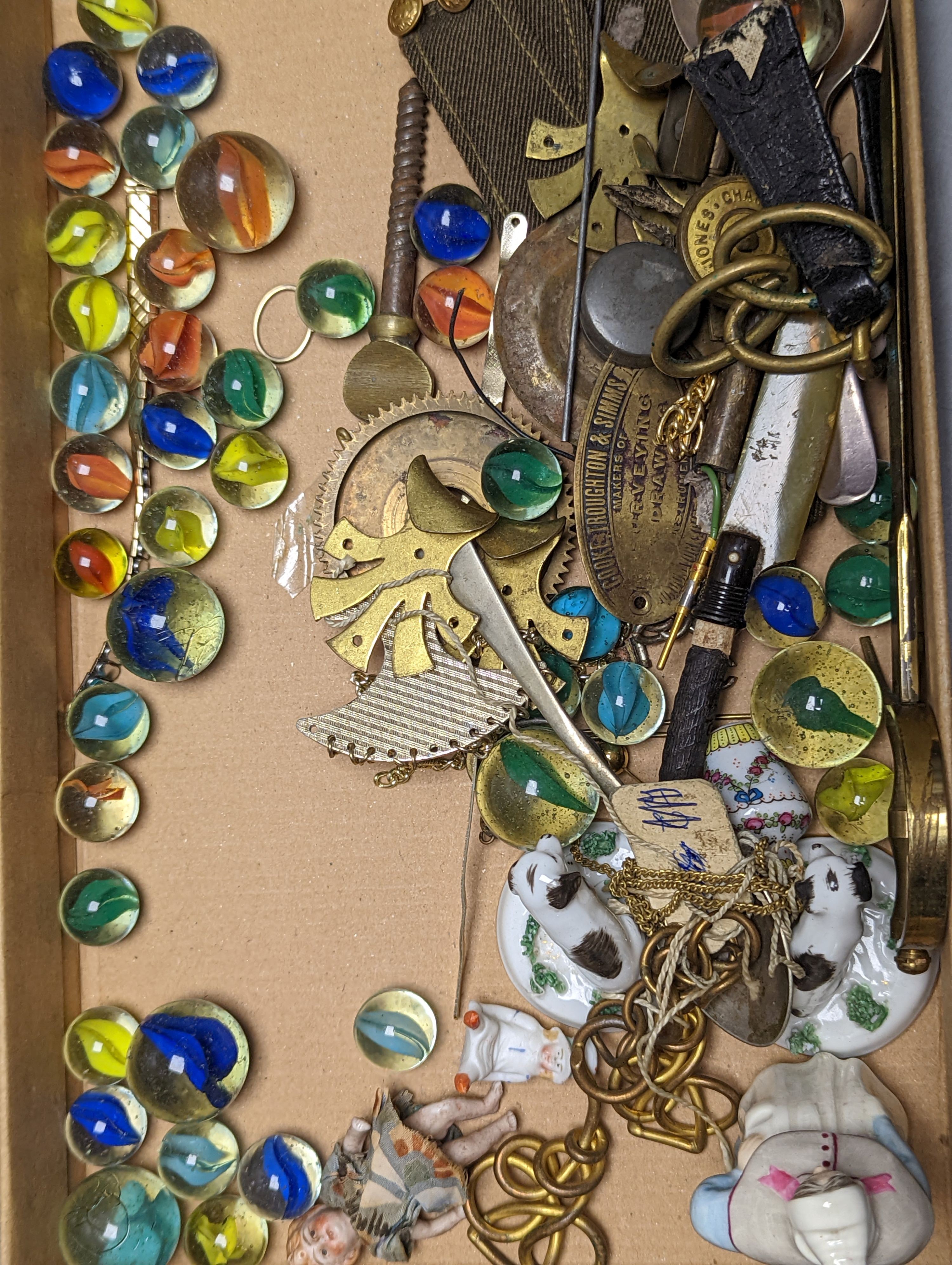 Assorted collectables including a Royal Worcester candle snuffer